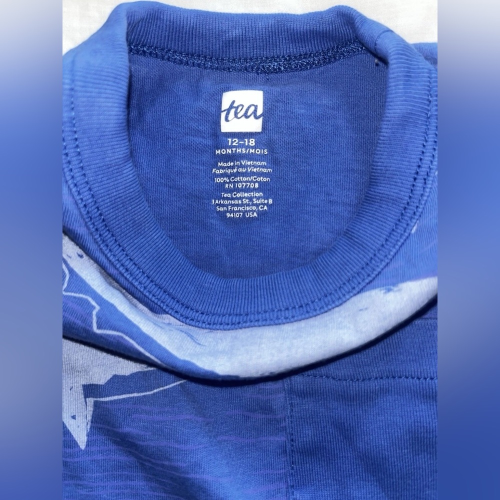 Baby Boy Romper Lot Of 3 Size 12-18 Months Tea Collection, Primary, Old Navy EUC - Picture 3 of 7